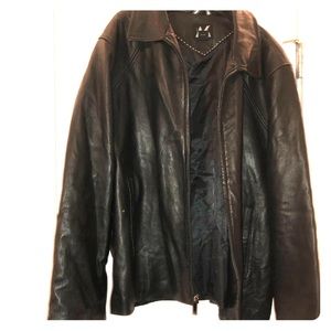 Black Mens Leather Jacket
